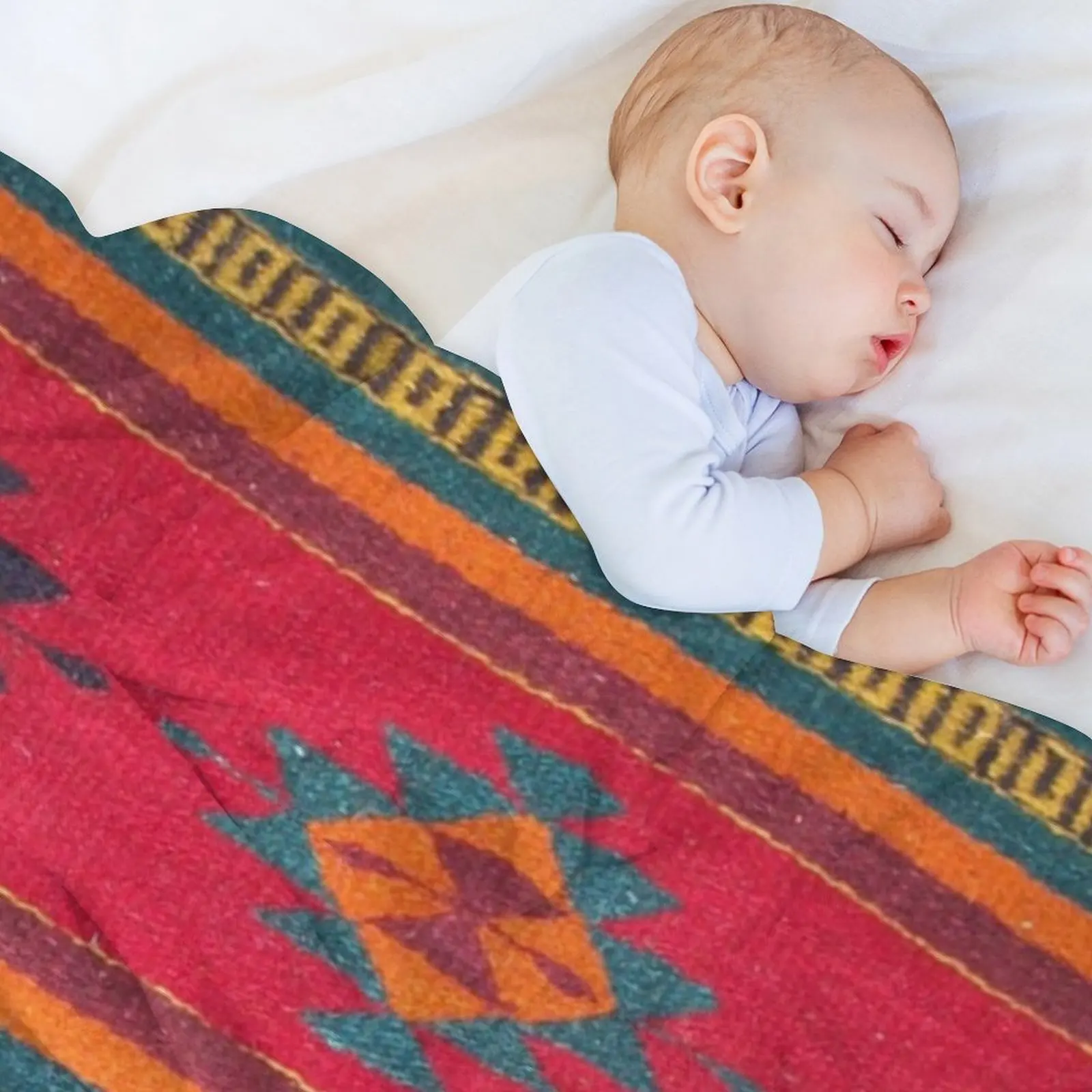 Красочное красное одеяло с ацтекским узором диваны декоративные одеяла