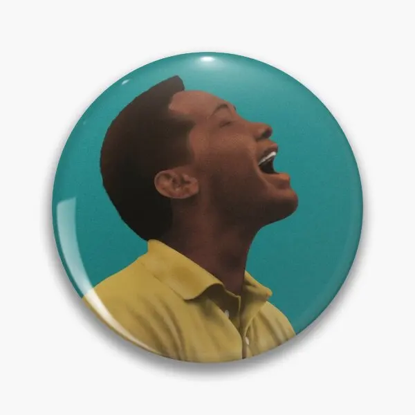 

Sam Cooke Singing Customizable Soft Button Pin Cartoon Funny Jewelry Women Lover Metal Decor Collar Badge Fashion Hat Clothes