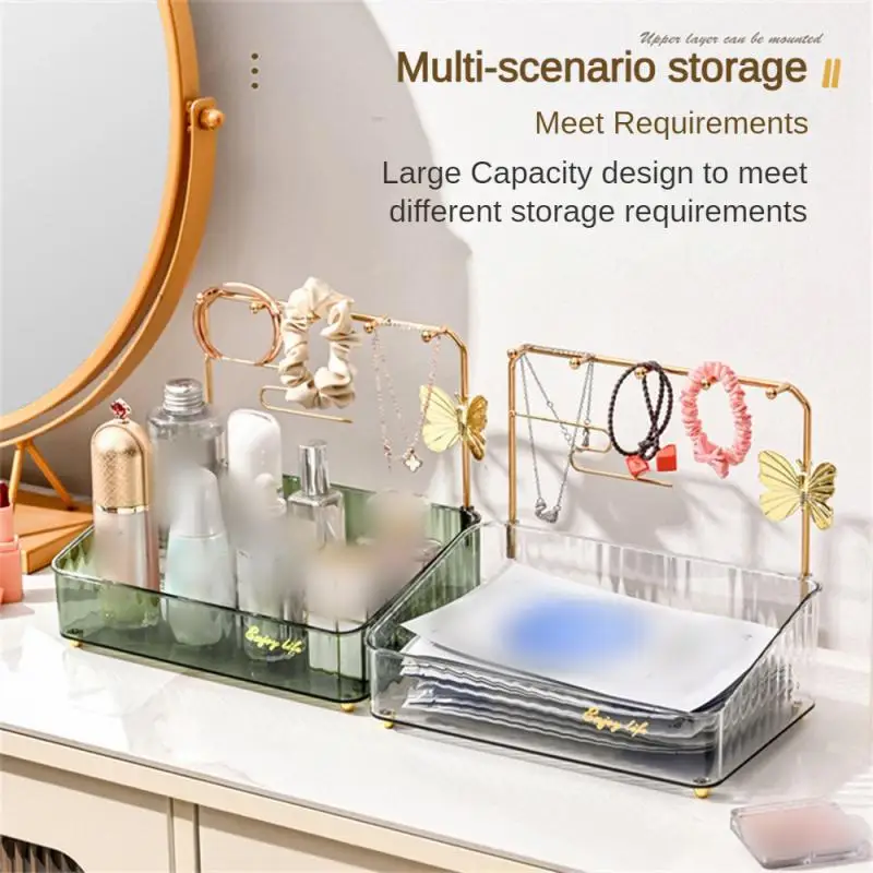 

Environmentally Friendly And Odorless Durable Multifunctional Storage Rack Clear And Hazy Convenient Desktop Storage Box Useful
