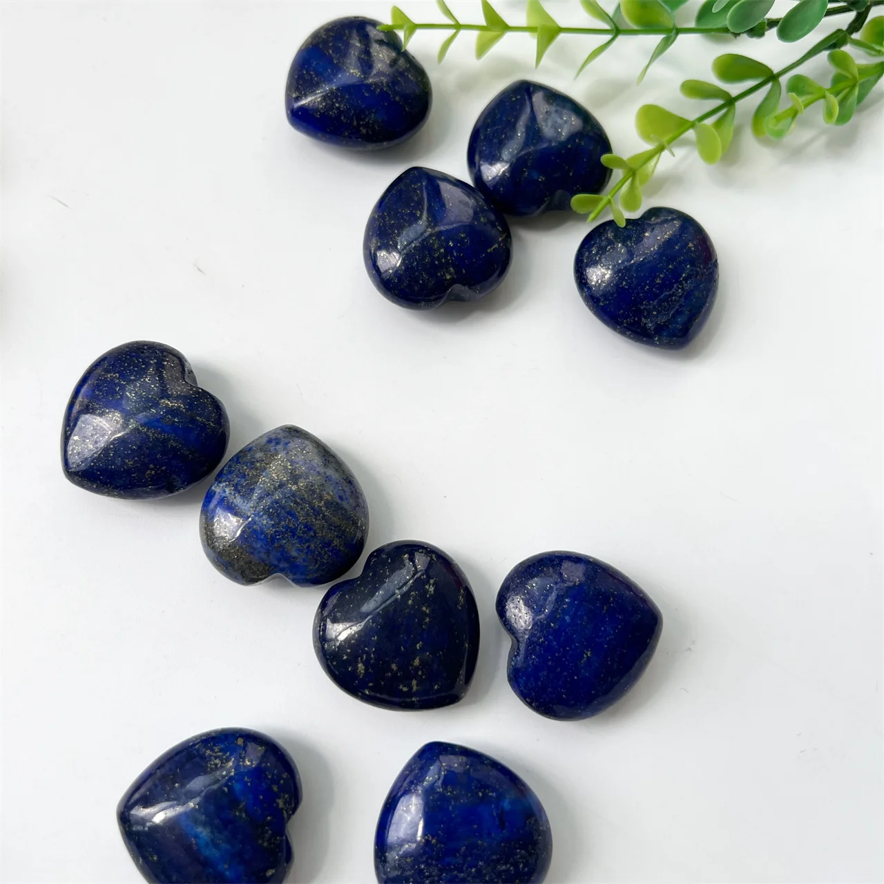 7 шт. кристаллы кварца и резной Лазурит 30 мм |