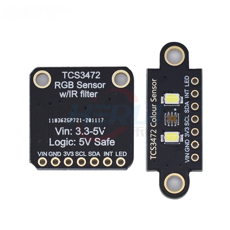 TCS34725 Датчик распознавания цвета Плата разработки RGB Модуль обнаружения связи IIC