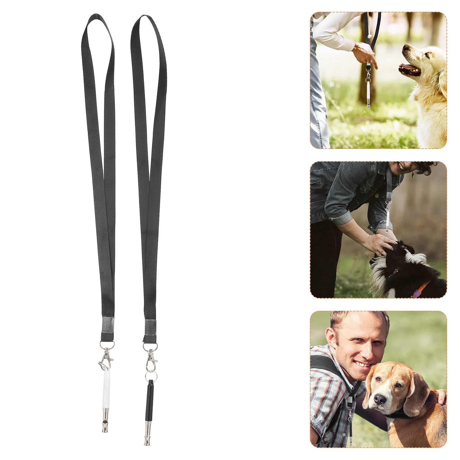 2pcs Puppy Training Whistles Dog Silent Training Tools Multipurpose Whistles
