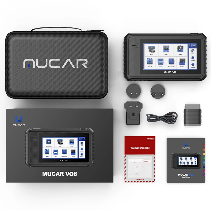 

Сканер MUCAR VO6 OBD2, 32 ГБ, диагностика всех систем, 28 сбросов, автоматический VIN EPB/BMS/SAS/ABS, срок службы Sevice, бесплатное обновление для всех автомобилей