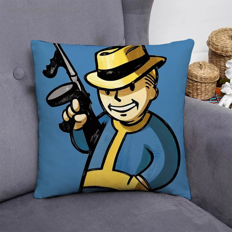 

Fallout 4 Pillow Cover Cushions Covers for Bed Pillowcase Decor Cushion Sofa Decorative Anime Throw Pillows case