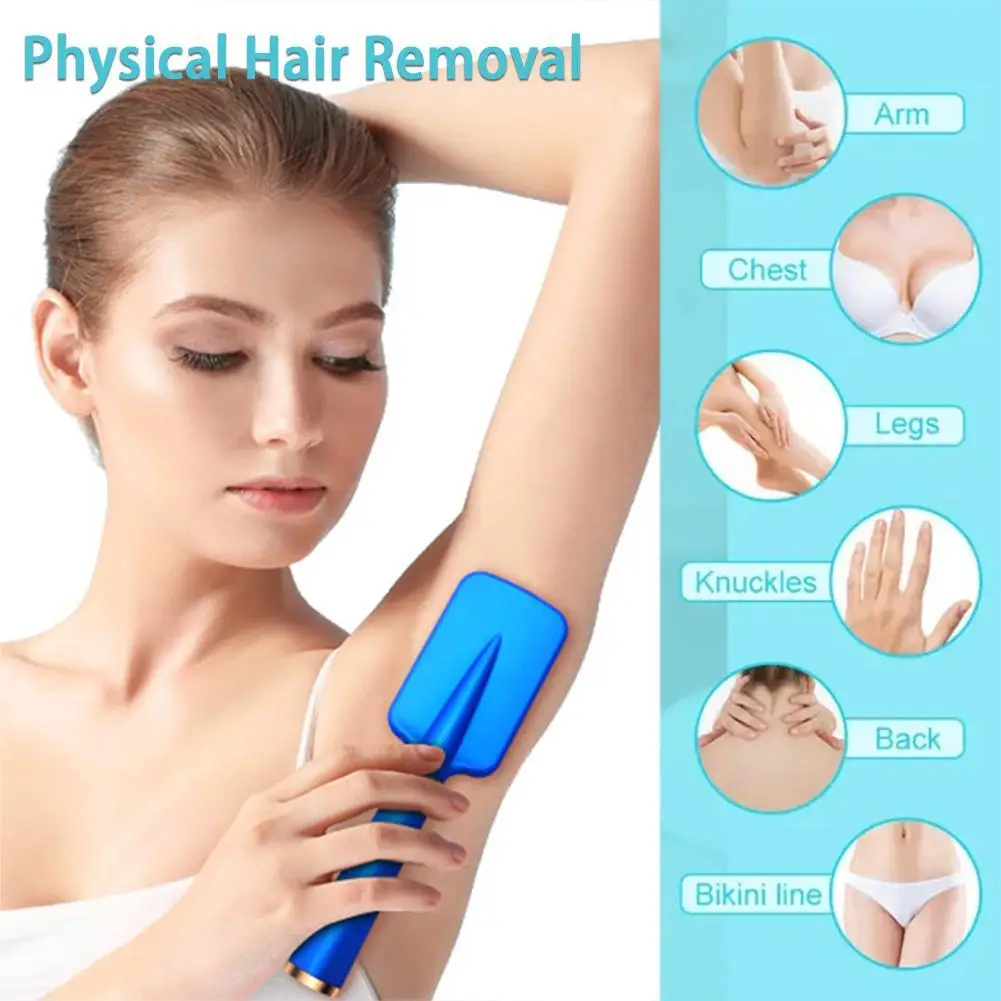 

Безболезненный физический инструмент для удаления волос безболезненный безопасный многоразовый инструмент для депиляции тела легко чистится многоразовый инструмент для депиляции красоты тела