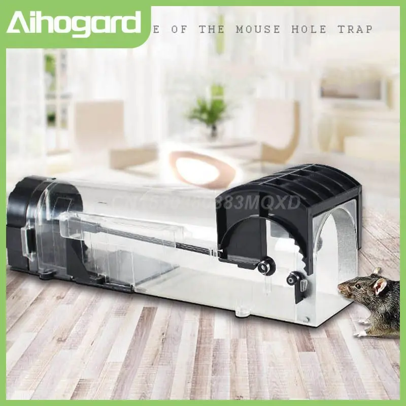 

2021 New Small Mousetrap Live Mouse Trap No Kill Plastic Reusable Small Mousetrap Rat Trap Humane Transparent Rodent Catcher
