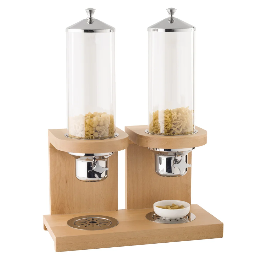 Диспенсер для сухих продуктов в ресторане буфет деревянный диспенсер контейнер
