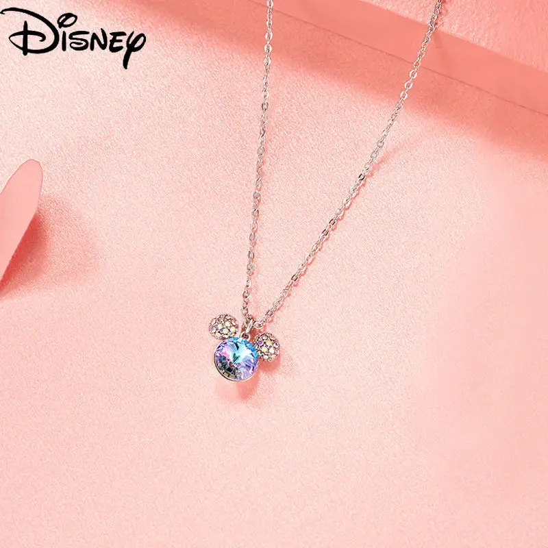 

Disney Necklace Female Simple Fashion Mickey Mouse Student Clavicle Chain Pendant Cute Girlfriend Birthday Gift