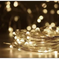 led string lights 3510m wire garland fairy lights battery garden party wedding holiday lighting outdoor christmas tree decor