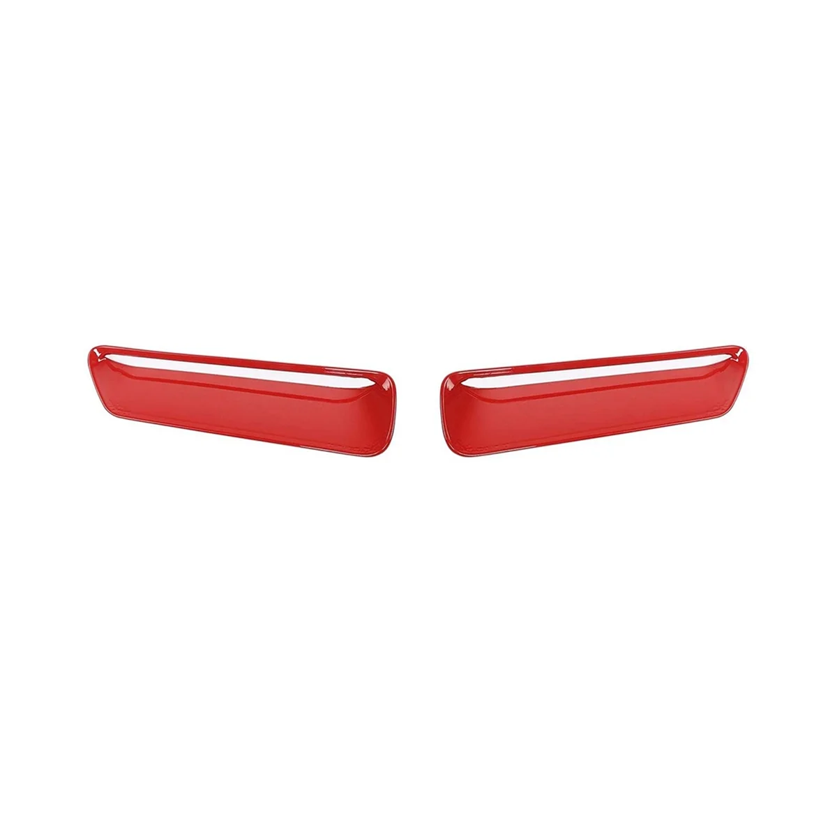 

Hood Air Conditioner Air Outlet Trim Exterior Accessories for Dodge Challenger 2015-2022 ABS 2PCS Red