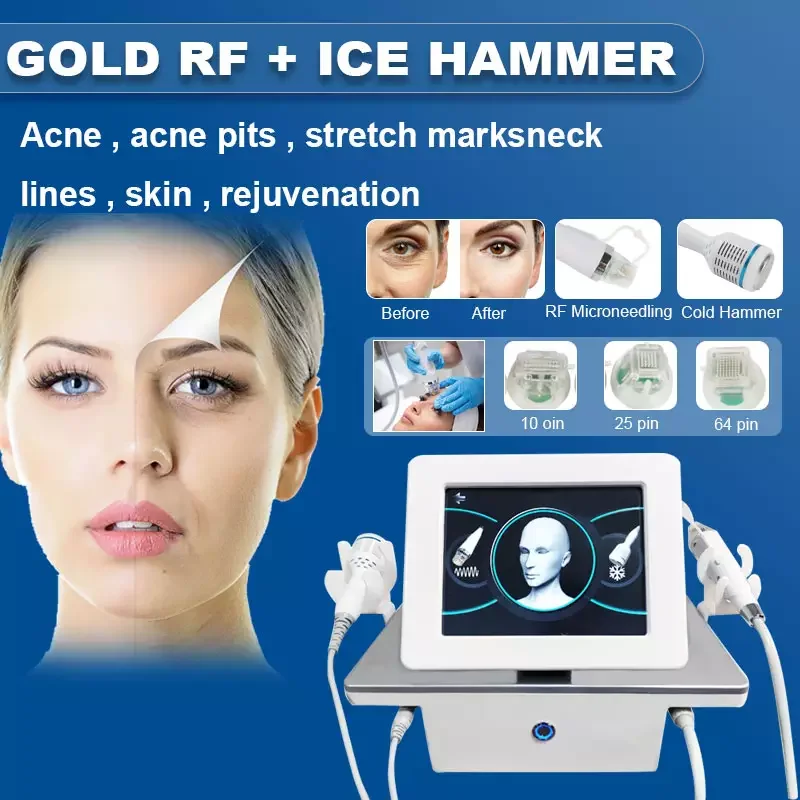 

2in1radio Frequency Microneedle Machine Minute Needle Microneedle Beauty Machine Eliminate Acne Wrinkles Reduce Pore