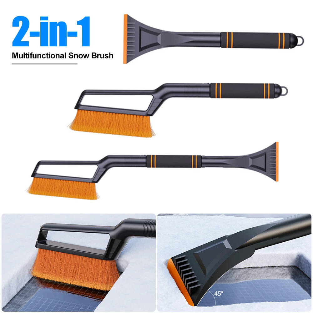 

Car Windshield Snow Removal Shovel Brush Detachable Telescopic Window Snow Removal Brush Multifunctional Car Cleaning Brush