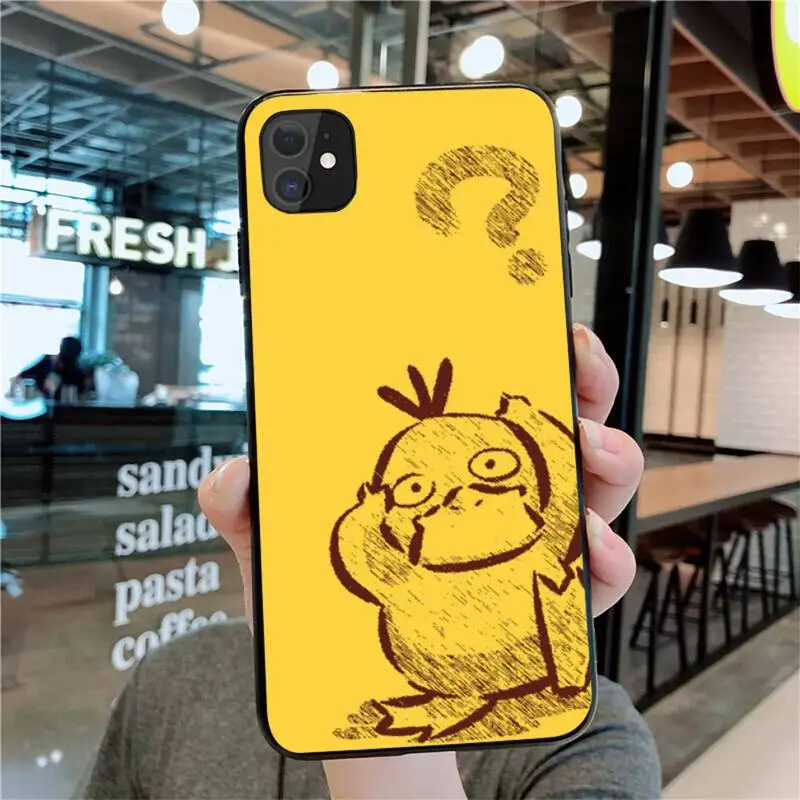 Чехол для телефона Pokemon Psyduck iphone 13 12 11 Pro Max Mini XS 8 7 6 6S Plus X 5S SE 2020 XR |