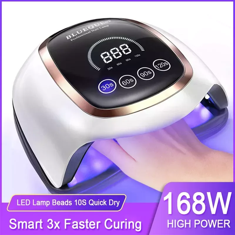 

NEW2023 UV LED Nail Lamp 42 LEDs Manicure Lamp Nail Dryer 4 MODE With Motion Sensing LCD Display Touch Switch Curing UV Light