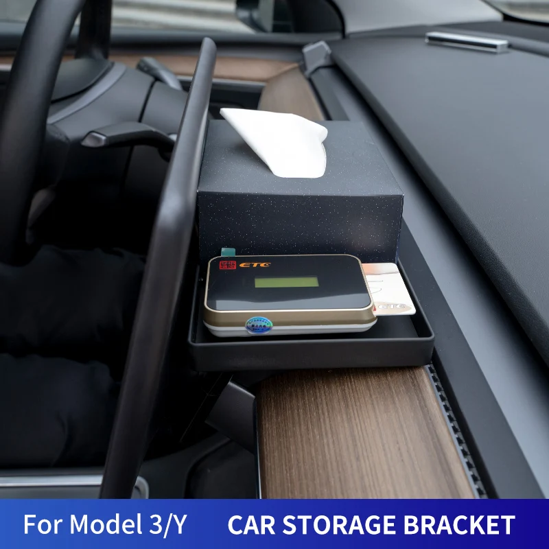

Коробка для салфеток и т. д., держатель для tesla model 3 2019-2022/модель y, центральный экран управления, коробка для хранения, стеллаж для хранения, ав...