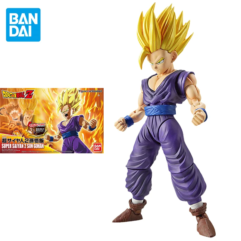 

Bandai Original Figure-rise Standard Dragon Ball Anime Figure Model Son Gohan Super Saiyan2 Action Figure Toys Gift for Children