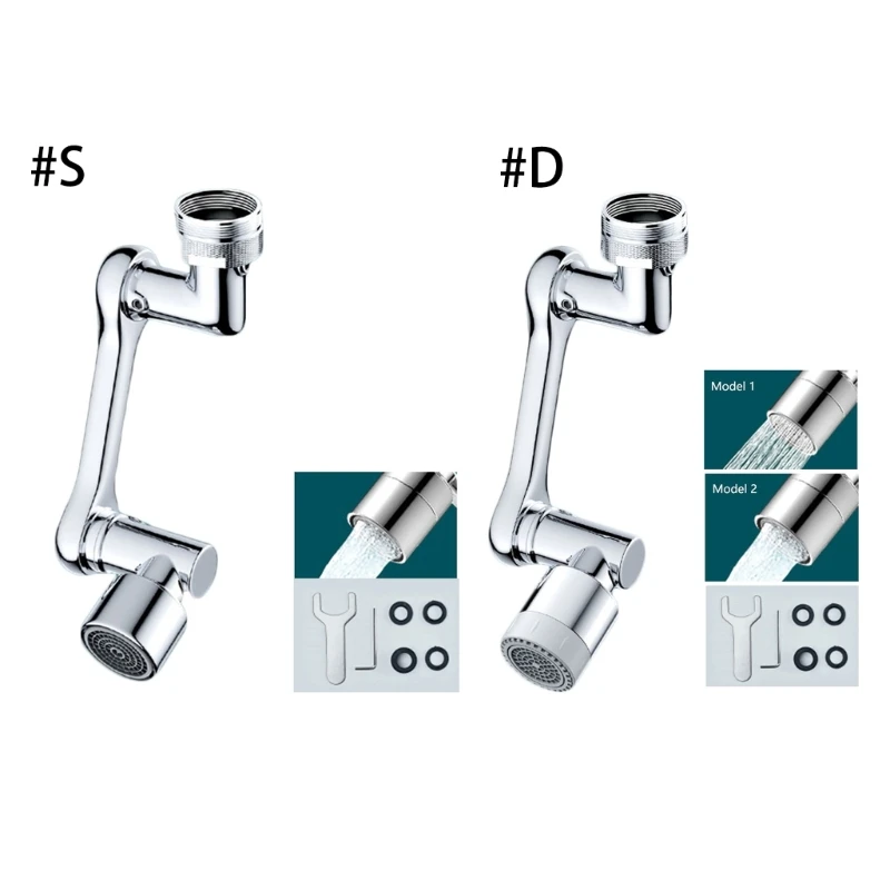 

Универсальная насадка на кран с поворотом на 1080 градусов