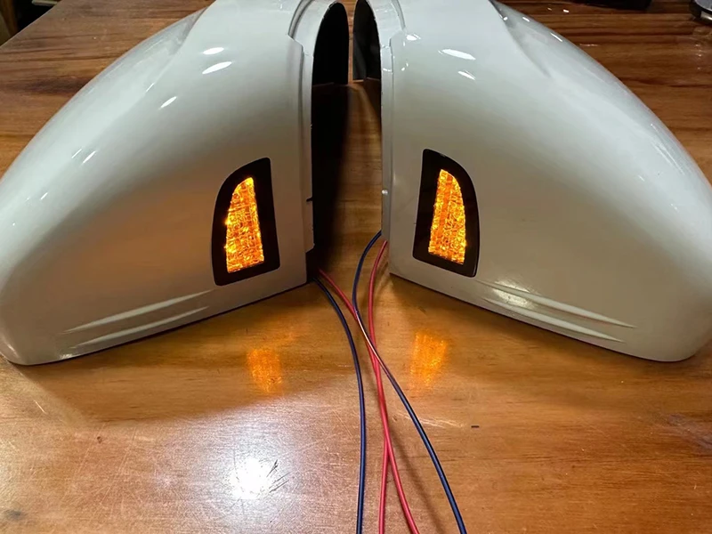 

Чехол на зеркало автомобиля для Volkswagen Tiguan 2017-2020, чехол на зеркало заднего вида с подсветкой, крышка зеркала заднего вида, декоративная наклейка, чехол