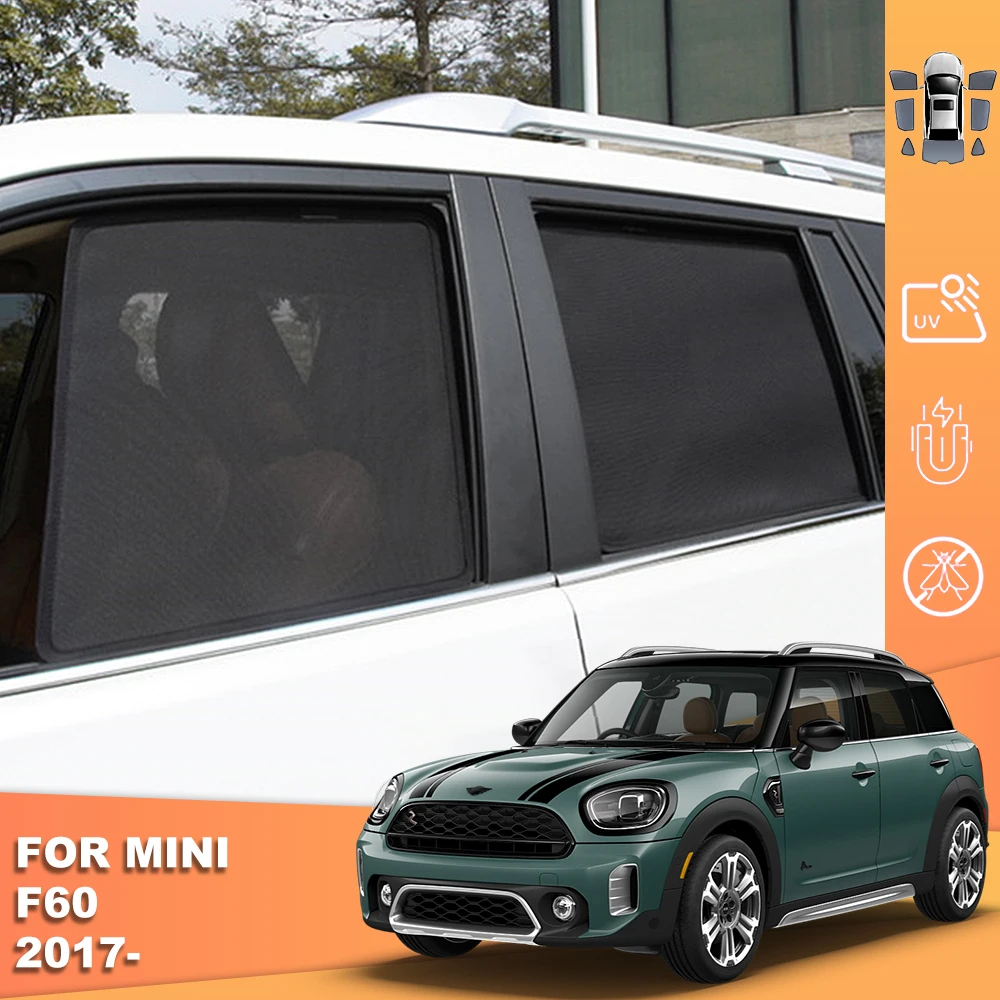 Для Mini Countryman F60 2017-2024 Магнитный автомобильный солнцезащитный козырек лобовое