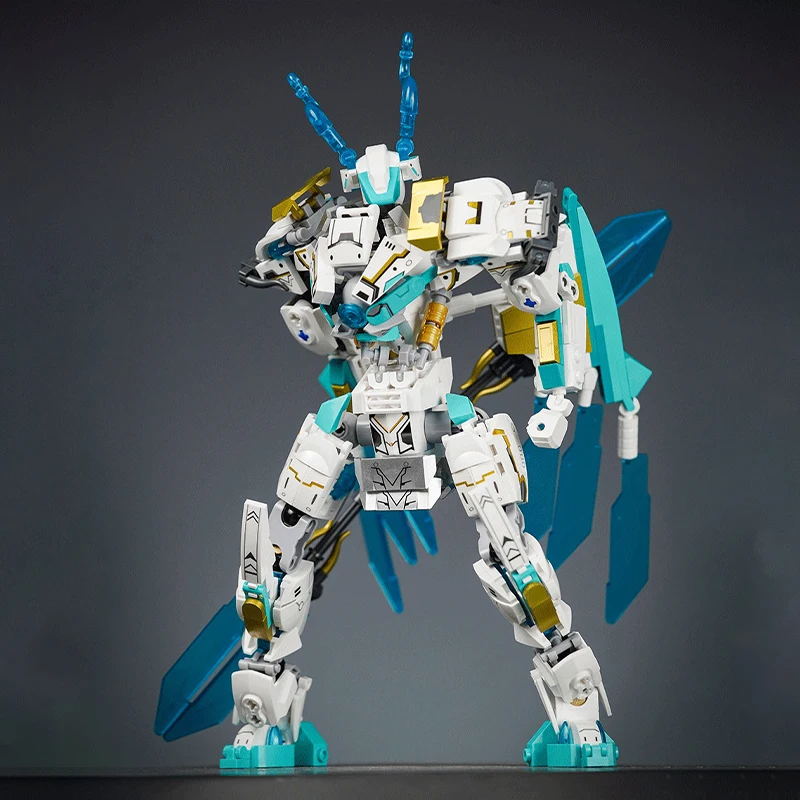 Marlon Dragon M38-b1059 Белый Нефтовый Доспех Строительные Блоки Развивающие Игрушки Для