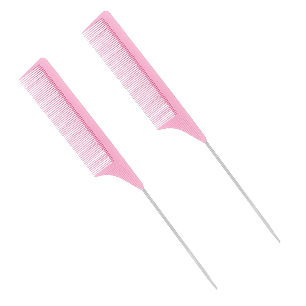

Comb Hair Tail Combs Rat Detangle Braid Lift Hairdressing Pintail Set Weaving Brush Foiling Cutting Professional Teasing Root