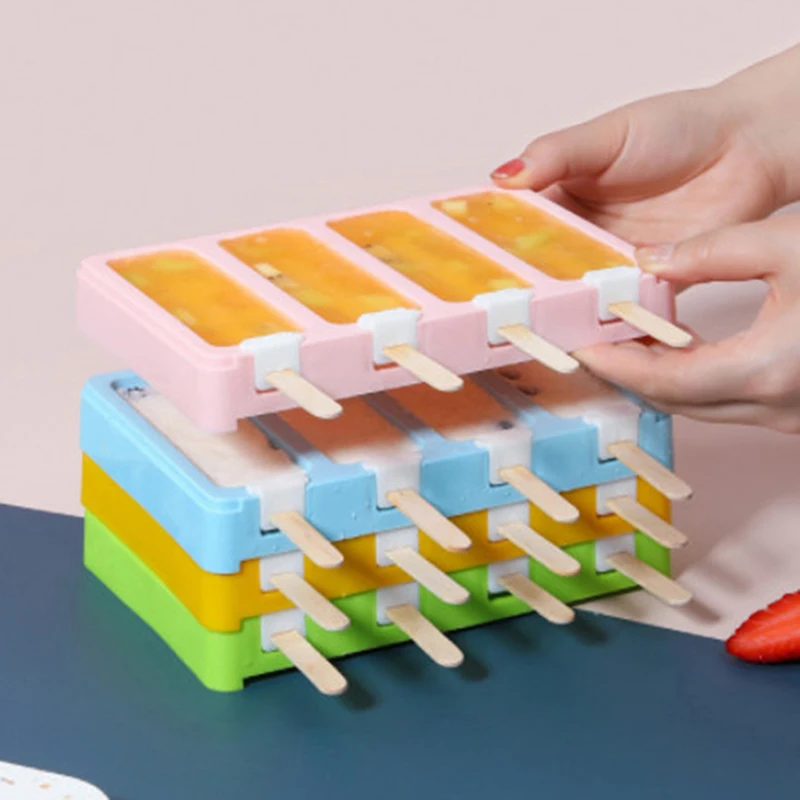 

Ice Cream Mold Silicone Mold DIY Ice Cream Creative Pastry Popsicle Mold New