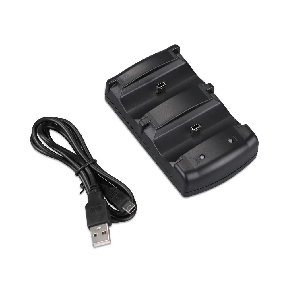 

Dual Chargers USB Dual Charging Powered Dock Charger for PlayStation 3 for Sony for PS3 Controller Navigation
