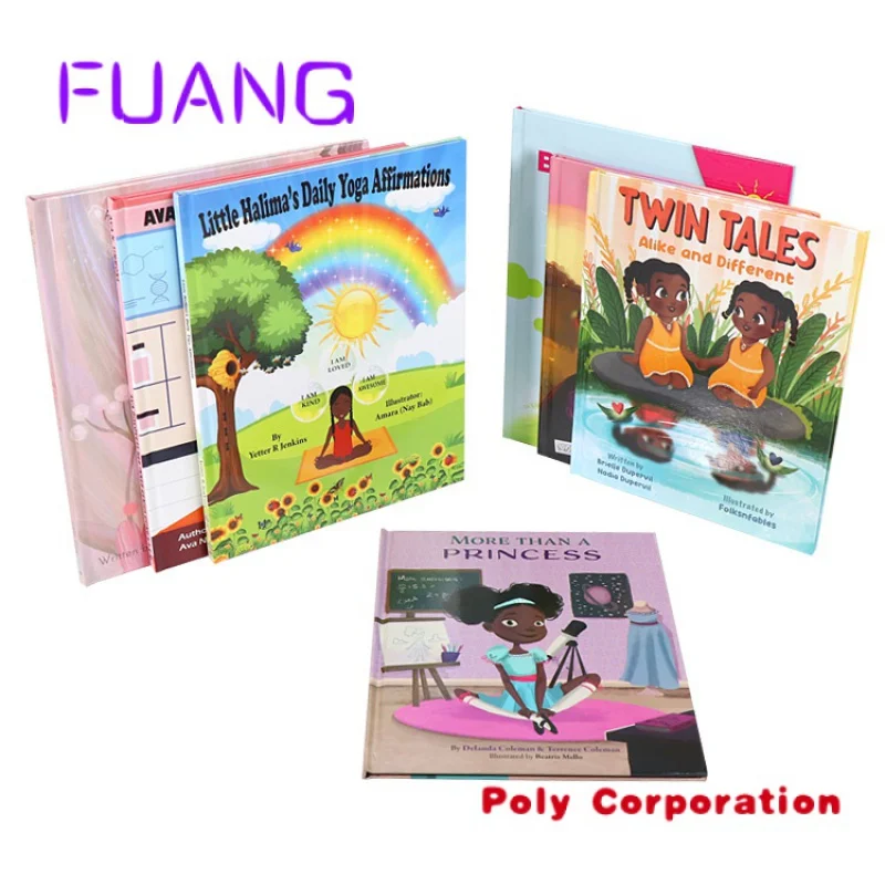 Custom Book Printing Factory OEM Perfect Binding Kids Children English Color Story Book Printing