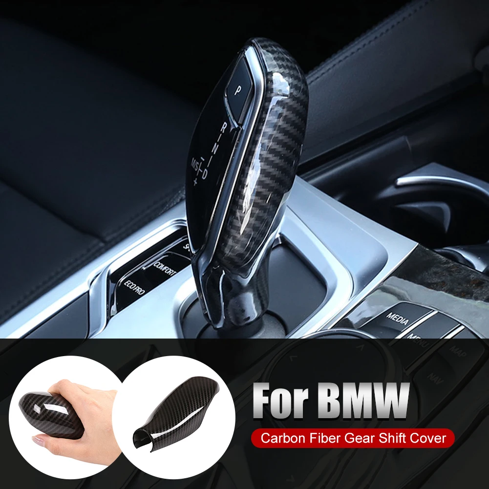 1x фонарь с защитой от царапин переключения передач из углеродного волокна для BMW