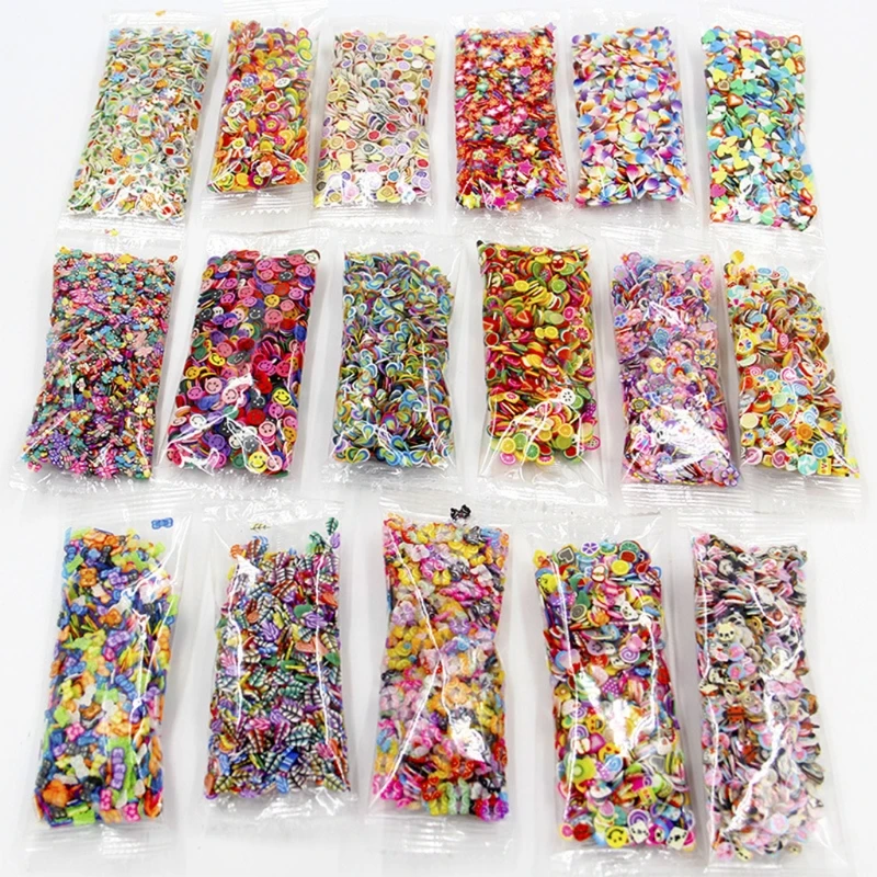 

1000Pcs Fruit Clay Resin Filling Leaf Colorful Mixed Filler for DIY Epoxy Resin Mold Nail Art Decoration Jewelry Making Crafts