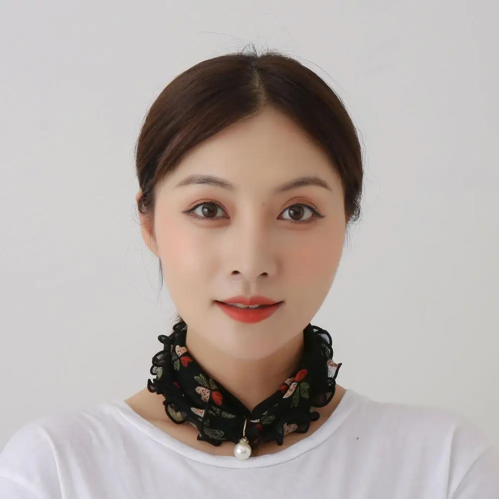 Элегантный декоративный женский шарф бандана платье Шелковый кружева