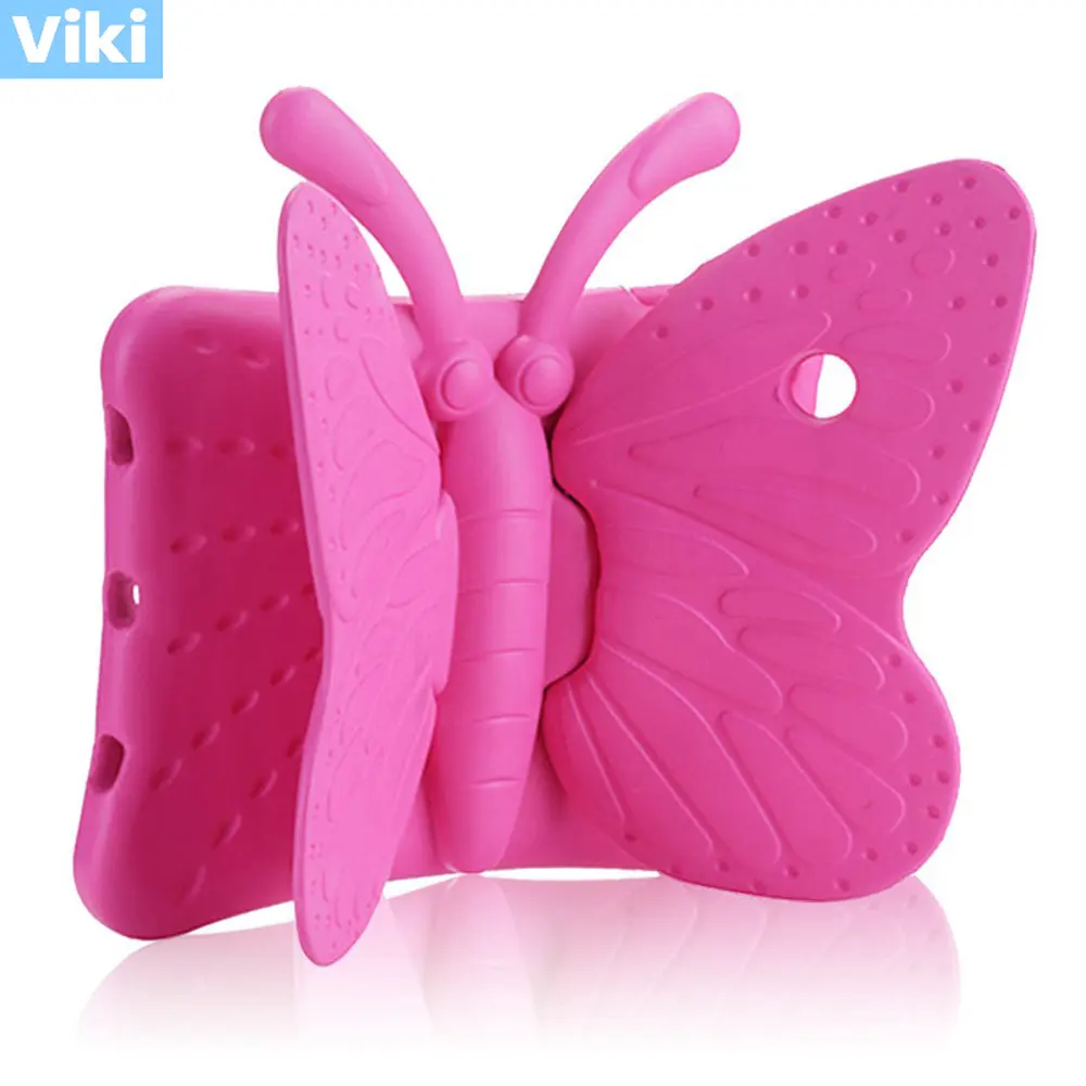 

Женский чехол для Ipad Air /Air 2 / Ipad Pro 9,7, чехол из ЭВА с рисунком бабочки и подставкой, силиконовый чехол для Ipad 2017, 2018