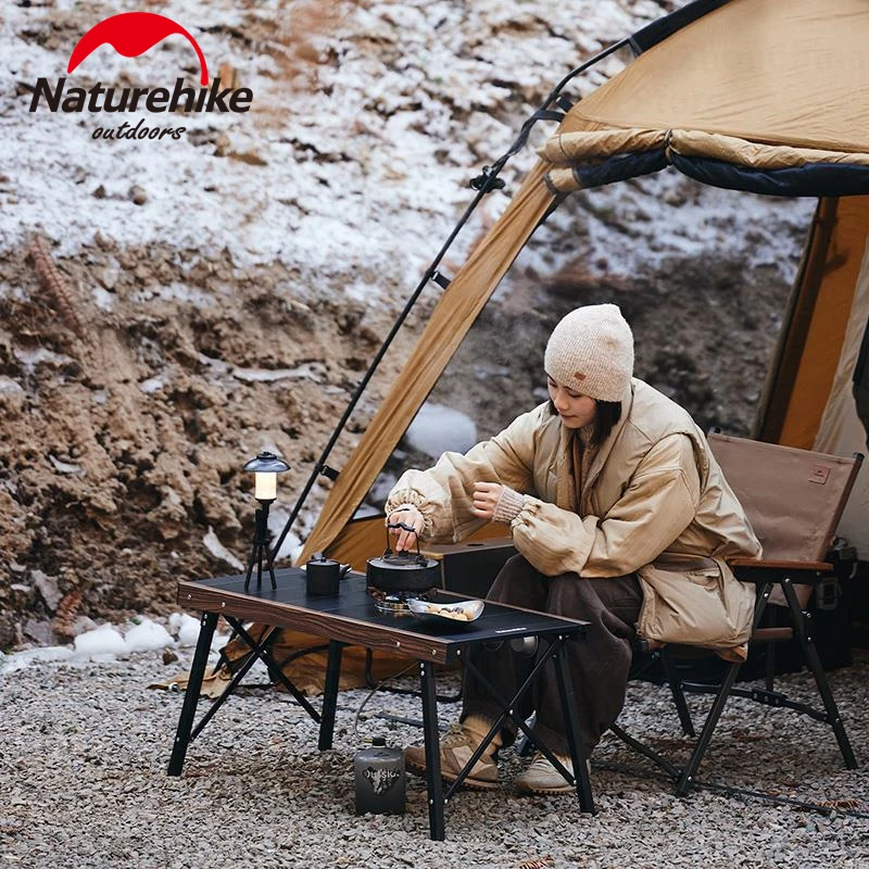 Складной стол Naturehike IGT из алюминиевого сплава для кемпинга на открытом воздухе