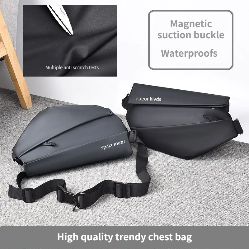 2023 New Men's Crossbody Bag Multifunctional Waterproof Oxford Shoulder Bag Large Capacity Backpack Student Trend Crossbody Bag