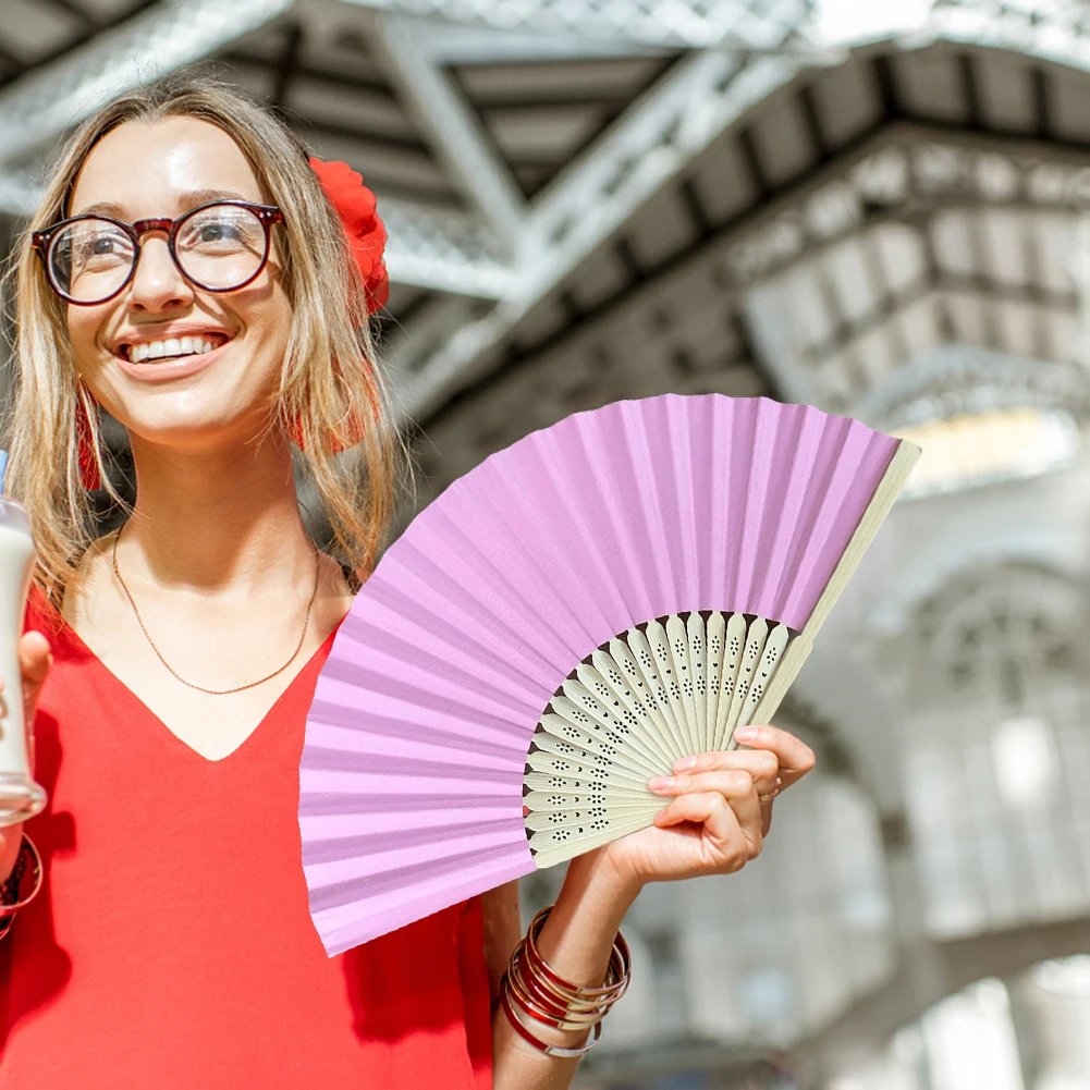 10/20/30 шт. бумажные бамбуковые складные вееры для каллиграфии