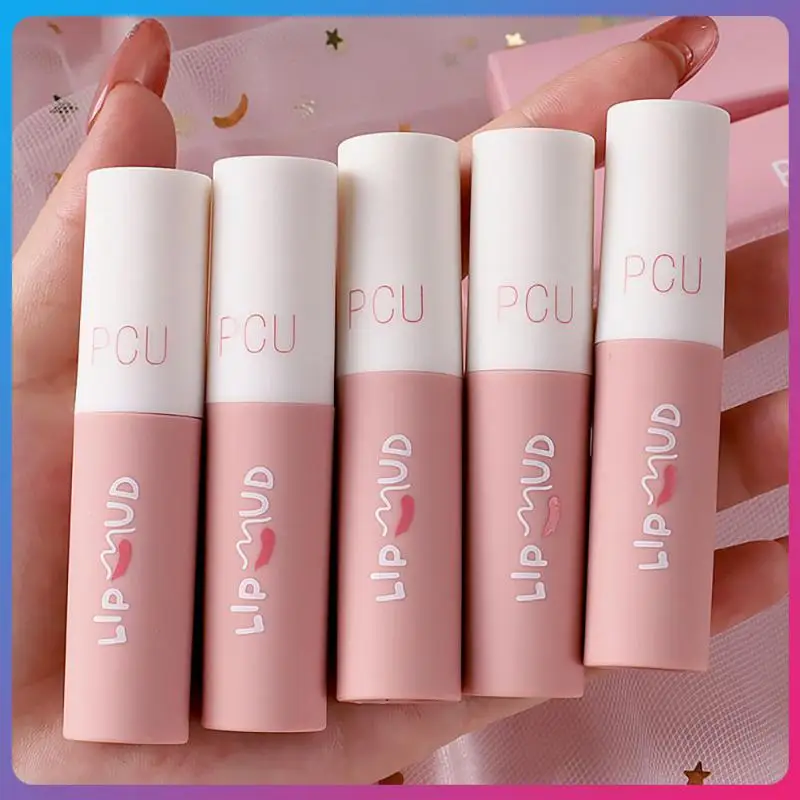 

6 Colors Matte Velvet Lipstick Waterproof Lasting Easy To Wear Lip Mud Silky Texture Women Sexy Red Lips Makeup Lip Glaze TSLM1
