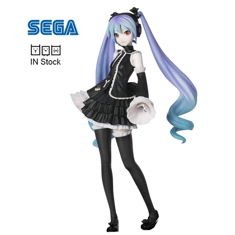 

Newest SEGA VOCALOID Hatsune Miku Infinity Dress 22Cm Action Figure Model Original Kawaii Doll Child Gift Toys