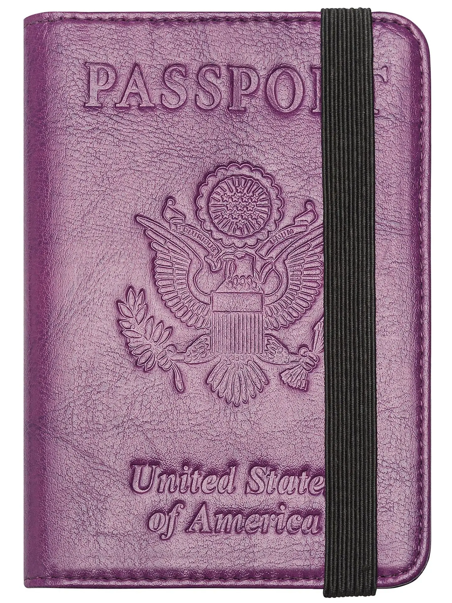 Обложка для паспорта из искусственной кожи с RFID-защитой |