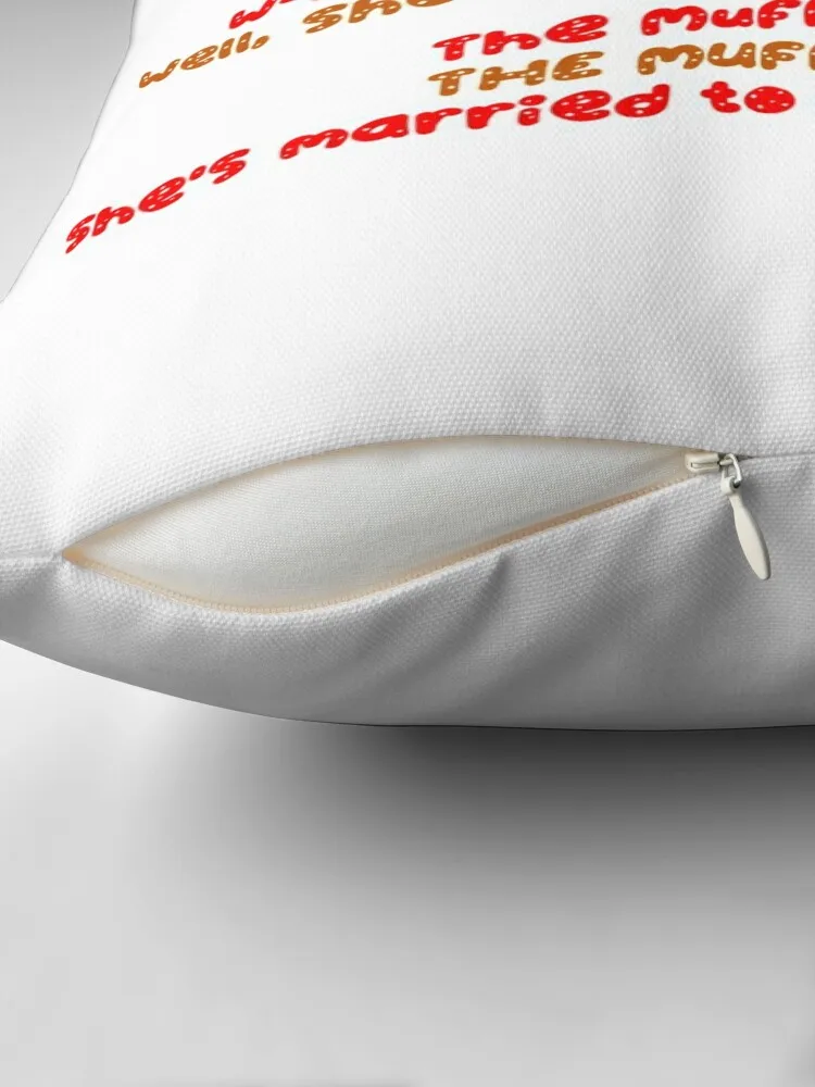 Ты знаешь Человек-маффин? Декоративная подушка чехол наволочка