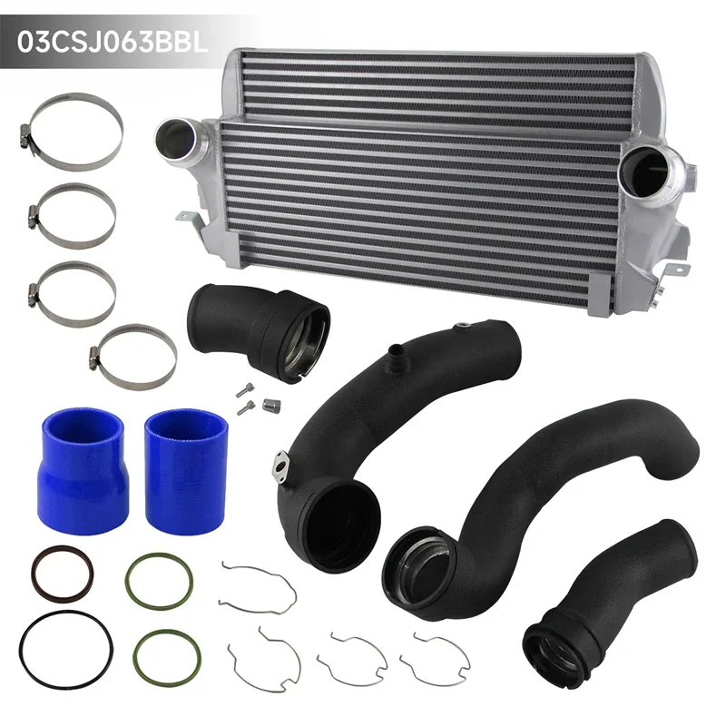 Продуктивная трубка интеркулера и плавник + комплект зарядной трубы для BMW 535i