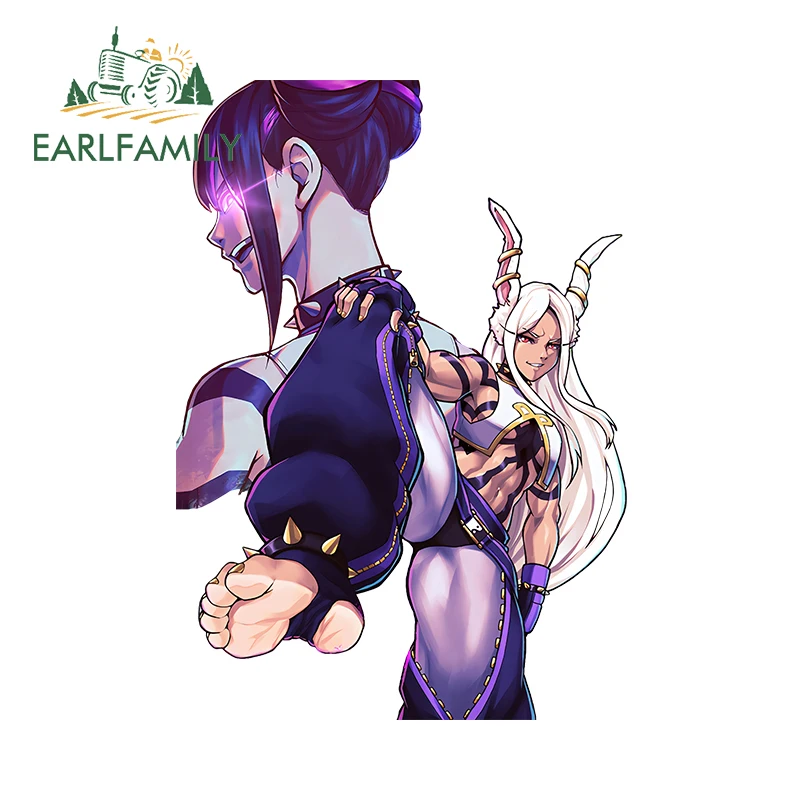 

EARLFAMILY 13 см x 9,2 см Juri Han Mirko переводная картинка дьявола Девушка татуировки оригинальные автомобильные наклейки на грузовик водостойкие аксессуары