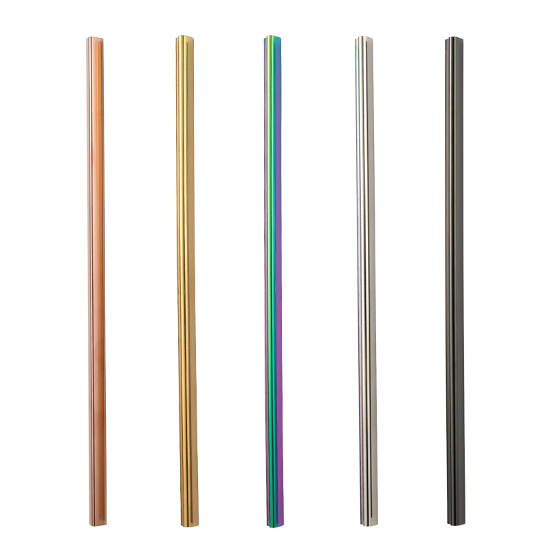 Питьевая соломка многоразовая 304 из нержавеющей стали разноцветная креативная