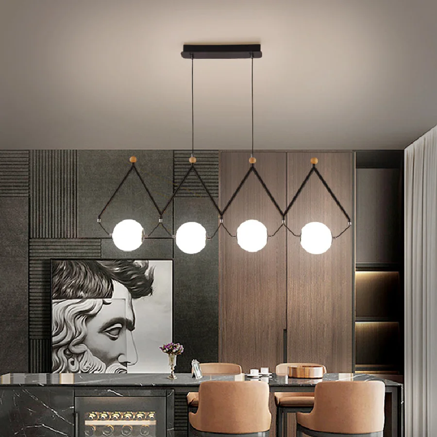 

Новинка 2020, скандинавский роскошный светильник Magic Bean, креативная барная настольная лампа, современная люстра для гостиной