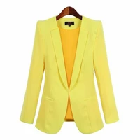 plus size business suits women hidden breasted blazers 2021 spring autumn new solid colors long sleeve blazer office work wear