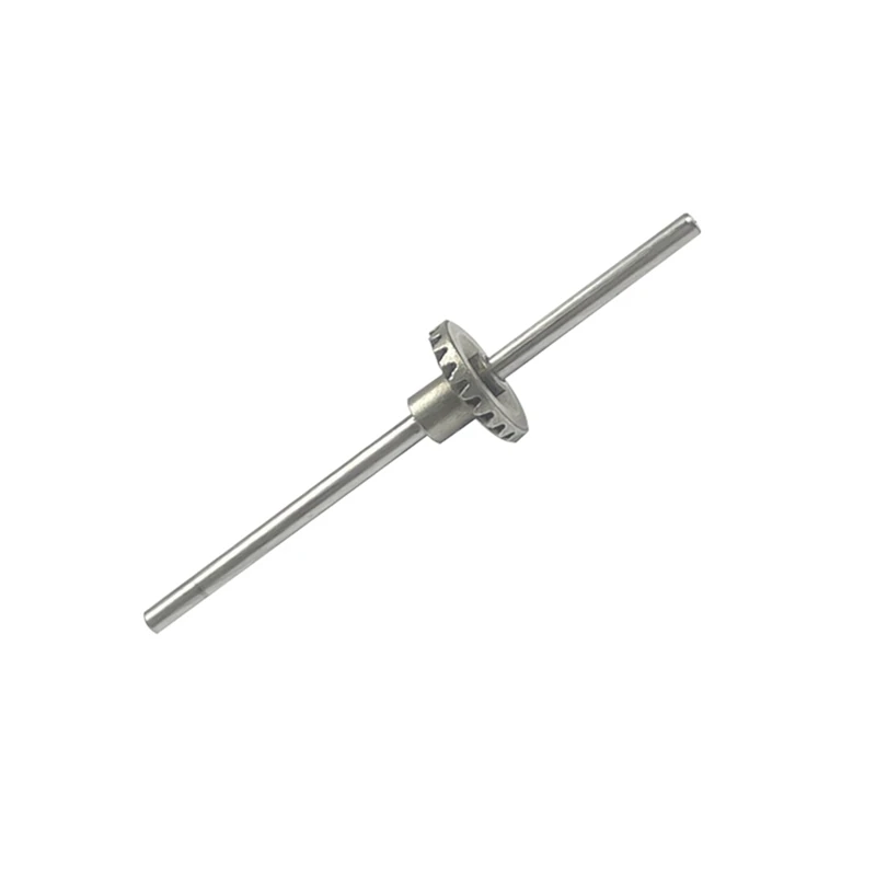 

1 шт., металлическая шестерня и вал для передней оси, металлические запчасти для радиоуправляемых грузовиков