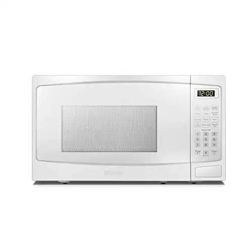 

700 Watts 0.7 Cu.Ft. Countertop Microwave with Push Button Door,10 Power Levels, 6 Cooking Programs,Auto Defrost and Child Lock