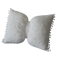 european ins white lace little flower cute bow waist pillow throw pillowcase pillow removable and washable fabric