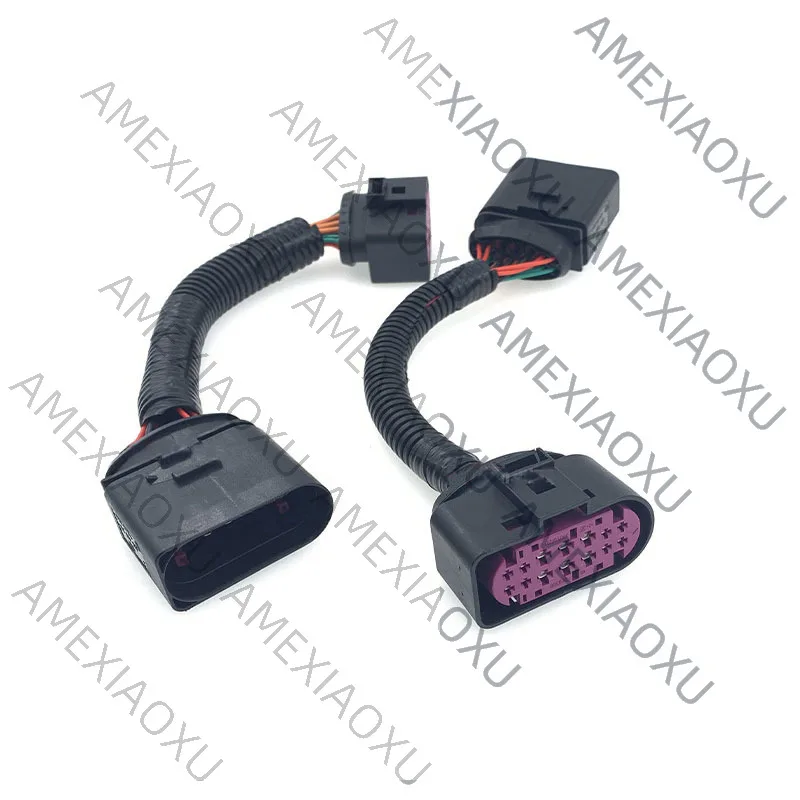 5Q0973837 2 шт. 14-контактный разъем-адаптер для проводки фар 1J0973737 1J0973837 3C0973837 для Audi VW Skoda Seat (art.: 3920d95e7e012) - 3920d95e7e012