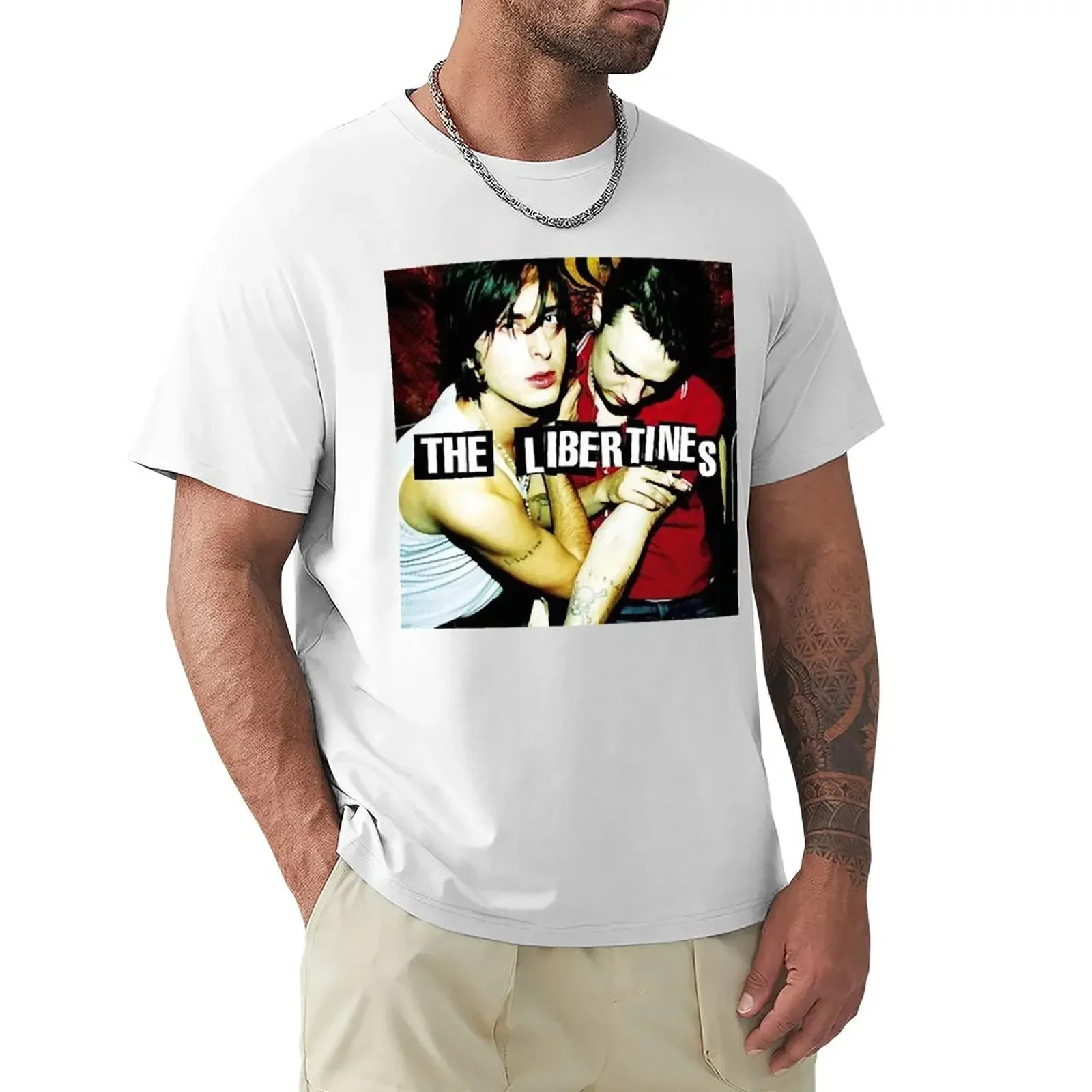 Футболки Libertines быстросохнущие мужские модные топы