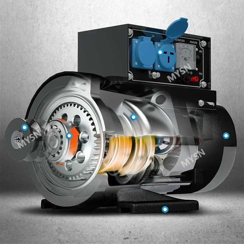 Генератор с постоянным магнитом 20 кВт 220 В переменного тока 12 постоянного 3000